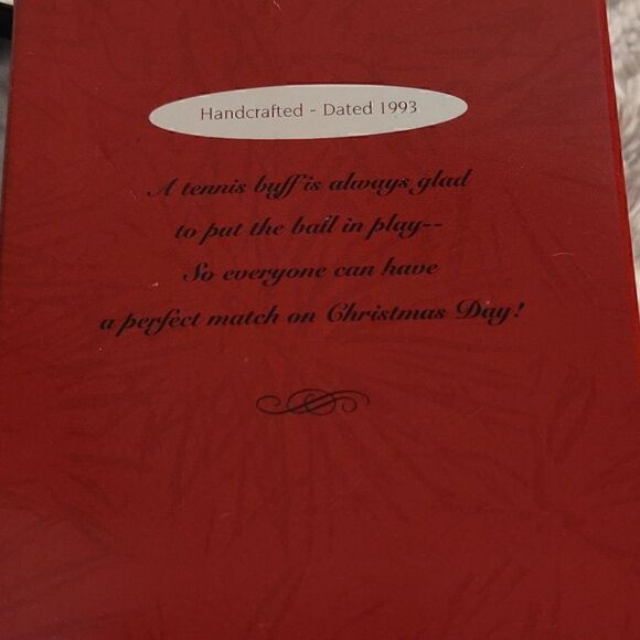 Vtg 1993 Hallmark Keepsake "Perfect Match" Christmas Ornament - Picture 5 of 6